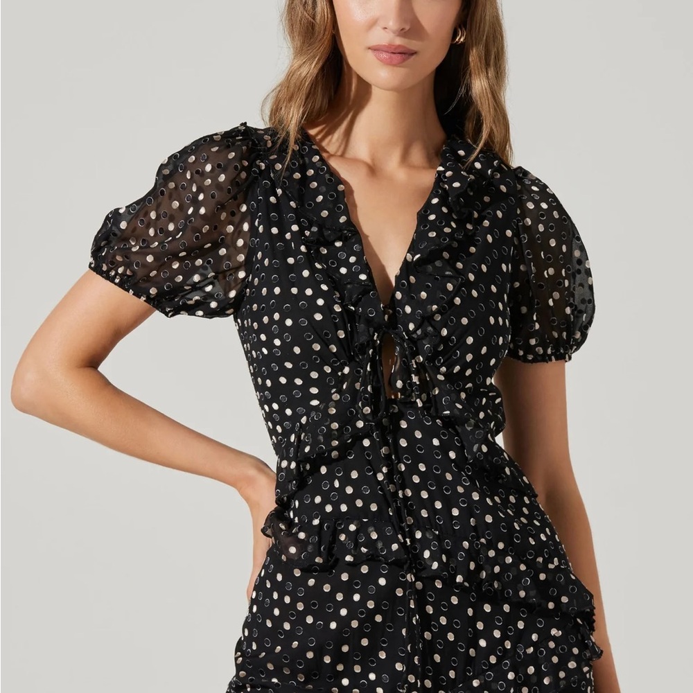 Bennet Polka Dot Midi Dress